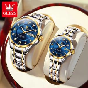 OLEVS 2906 Fashion Date Quartz Couple Watches